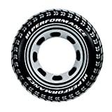Meilleure bouée gonflable – Comparatif %currentmonth% %currentyear% INTEX 59252NP - Bouée gonflable en Forme de Pneu de voiture - Daimètre 91 cm - Noire