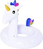 Meilleure bouée gonflable – Comparatif %currentmonth% %currentyear% JILONG 37434 - Bouée Gonflable Géante - Anneau Licorne - 70 cm x 48 cm x 46 cm - Blanc