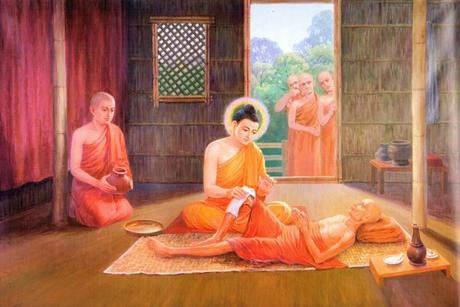 Girimananda sutra, une histoire de la vie de Bouddha