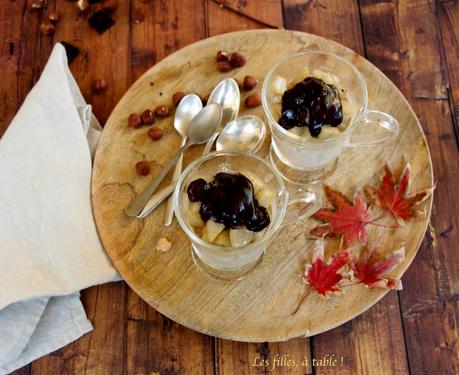 Panna cotta noisettes et poires