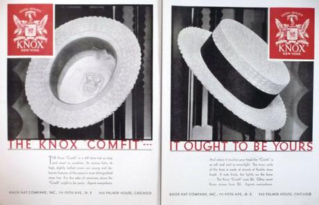 1929 Knox Straw Hat