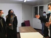 Avec Emmanuelle Pierre-Marie Foyer travailleurs migrants Beccaria.