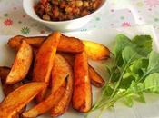 Frites radis noirs leur condiment (Vegan)