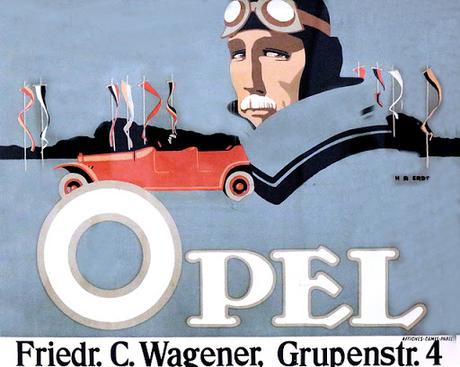 1911 Hans Rudi Erdt OPel version complete Hannover. Springel Museum