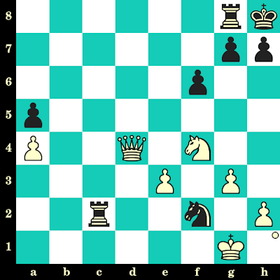 Les Blancs jouent et matent en 2 coups - Rafael Vaganian vs Viktor Korchnoi, Moscou, 1975