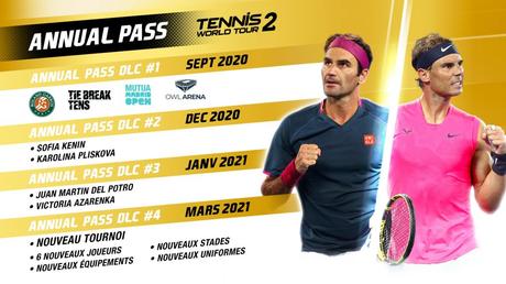 Tennis World Tour 2 sur PS5 et XSX en mars 2021