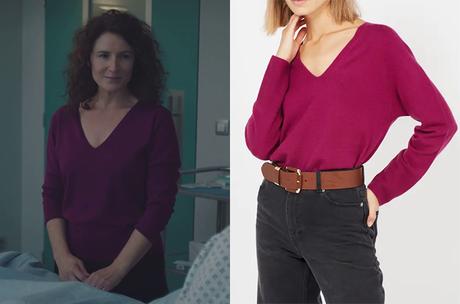 ICI TOUT COMMENCE : le pull fuchsia de Clotilde dans le générique