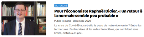 Un retour à la normale semble peu probable...