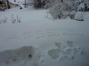 Déjà deux jours neige j'en déjà