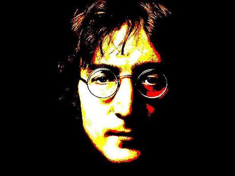 John Lennon, au-dessus de lui seulement le ciel
