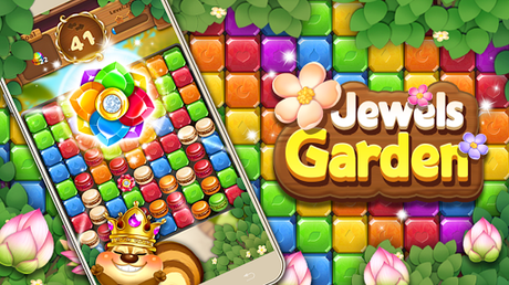 Télécharger Jewels Garden : Blast Puzzle Game APK MOD (Astuce) screenshots 1