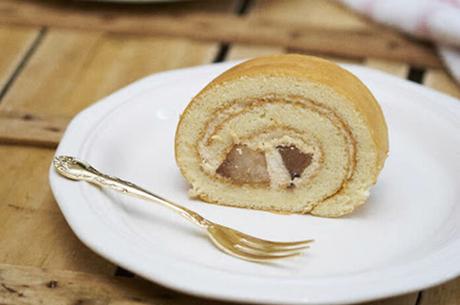 Bûche de Noël aux poires