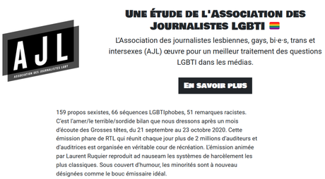 Les Grosses Têtes de RTL, une décharge à ciel ouvert  d’ordures racistes, sexistes et LGBTQI phobes, vraiment ?