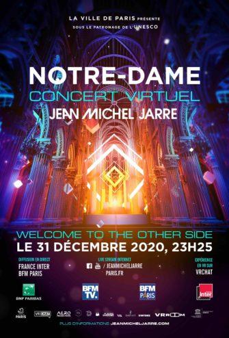 Jean-Michel Jarre en concert virtuel à Notre-Dame pour le nouvel an