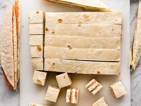 Bouchées apéritives au saumon Bouchées apéritives au saumon