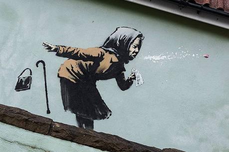 Banksy a réalisé une nouvelle œuvre à Bristol