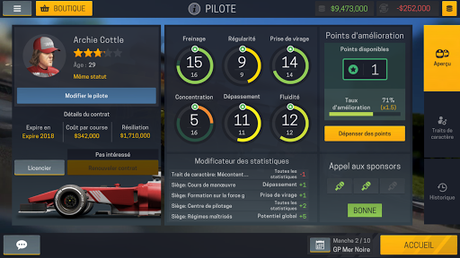 Code Triche Motorsport Manager Mobile 2 APK MOD (Astuce) 5