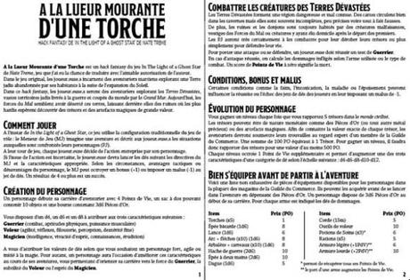 A la lueur mourante d’une torche