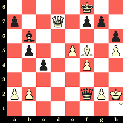 Les Blancs jouent et matent en 4 coups - Herman Steiner vs Ludwig Rellstab Sr, Reggio Emilia, 1951 