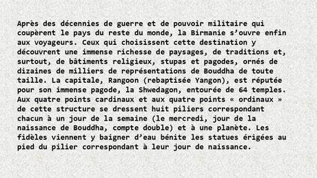 Pays Etranger - La Birmanie