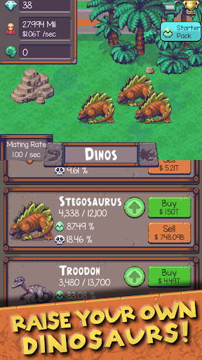Télécharger Gratuit Idle Dino Zoo APK MOD (Astuce) 3
