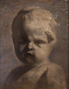 Gustave RICARD (1823-1873)  Tête d’enfant