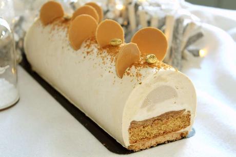 Bûche Dulcey-spéculoos-café