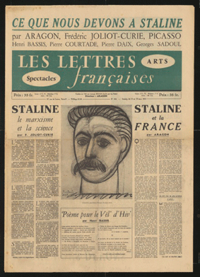 Staline Picasso Les Lettres françaises Aragon