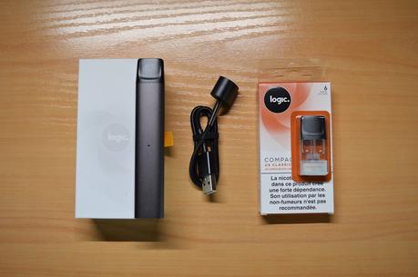 Coffret E-cigarette Logic Compact + pack de 2 pods Coffret E-cigarette Logic Compact + pack de 2 pods