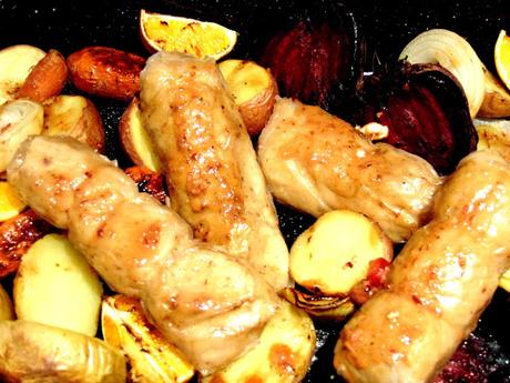 Filet de foulet et légumes rôtis