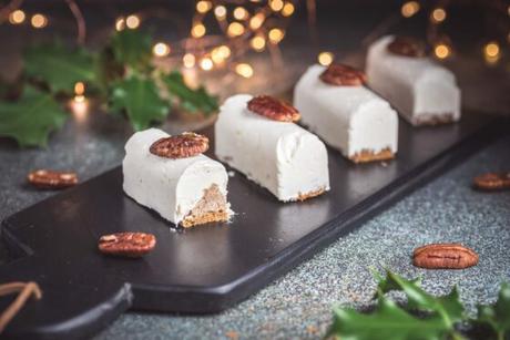 Mini-bûches noix de pécan et tonka – Dessert de Noël