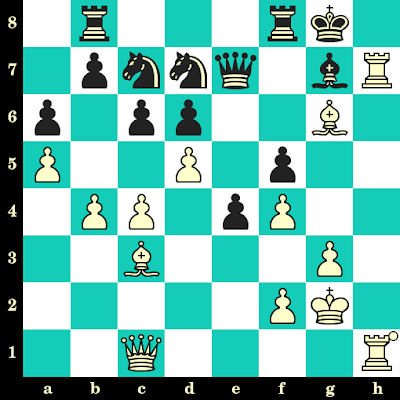 Les Blancs jouent et matent en 2 coups - Nona Gaprindashvili vs Eliska Richtrova, Wuppertal, 1990
