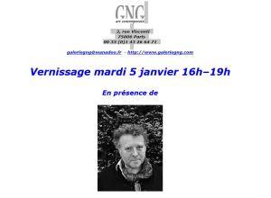 Galerie GNG  exposition François Neveux à partir du mardi 5 Janvier 2021
