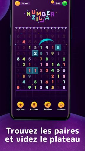 Code Triche Numberzilla - Puzzle de Nombres | Number Game  APK MOD (Astuce) 3