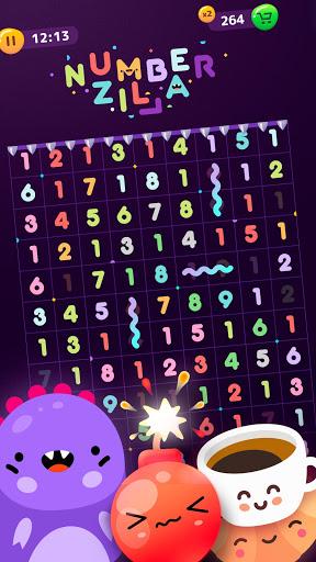 Code Triche Numberzilla - Puzzle de Nombres | Number Game  APK MOD (Astuce) 1