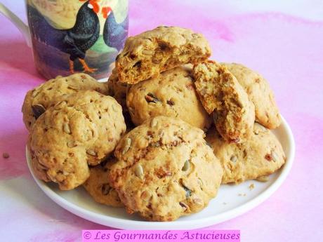 Biscuits à la cacahuète et aux graines (Vegan)