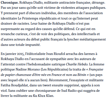 la fRance n’est pas raciste, acte 222, scène 2327, sur #SudRadio 🤮