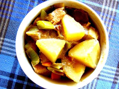 Pâté poireau, pommes terre 