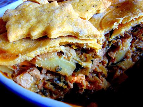 Pâté poireau, pommes terre 