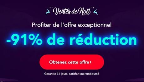 Promo de Noël : jusqu’à 91% de réduction chez PureVPN !