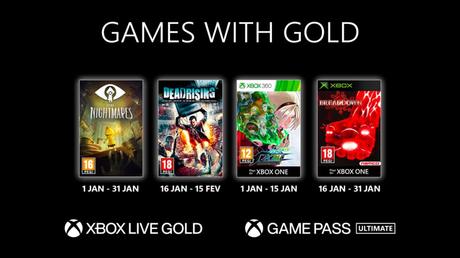 Games With Gold – les jeux de Janvier 2021!