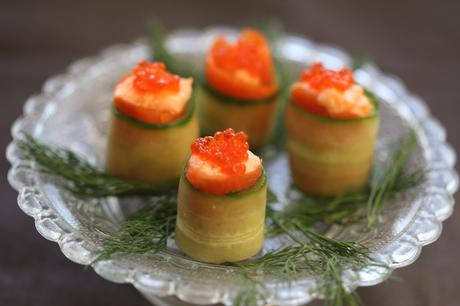 mousse saumon fumé , aneth , apéritif , Noel , concombre