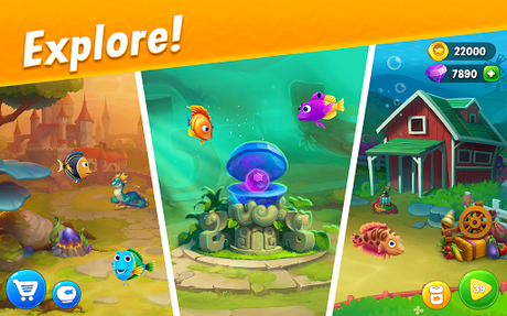 Code Triche Fishdom APK MOD (Astuce) 3