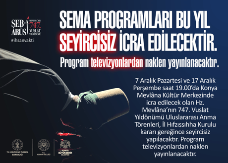 Rûmî honoré pour le 747ème anniversaire de sa mort