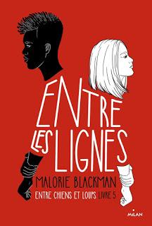 Entre les lignes (Entre chien et loup livre 5) de Malorie Blackman