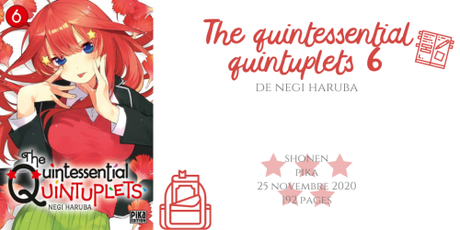 The quintessential quintuplets #6 • Negi Haruba