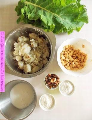 Chou et héliantis façon endives au jambon (Vegan) Chou et héliantis façon endives au jambon (Vegan)