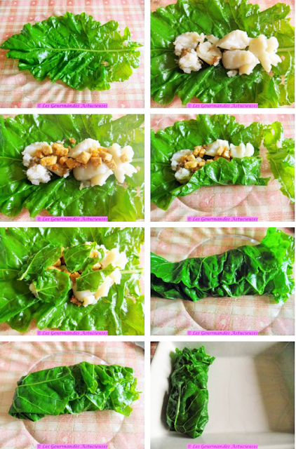 Chou et héliantis façon endives au jambon (Vegan) Chou et héliantis façon endives au jambon (Vegan)