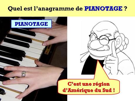 Le Saviez-vous - Annagrammes - 2