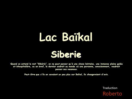 Pays Etranger - Le Lac Baïkal - Sibérie